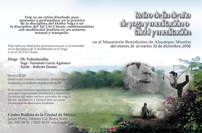 Retiro de fin de año de yoga y meditación...