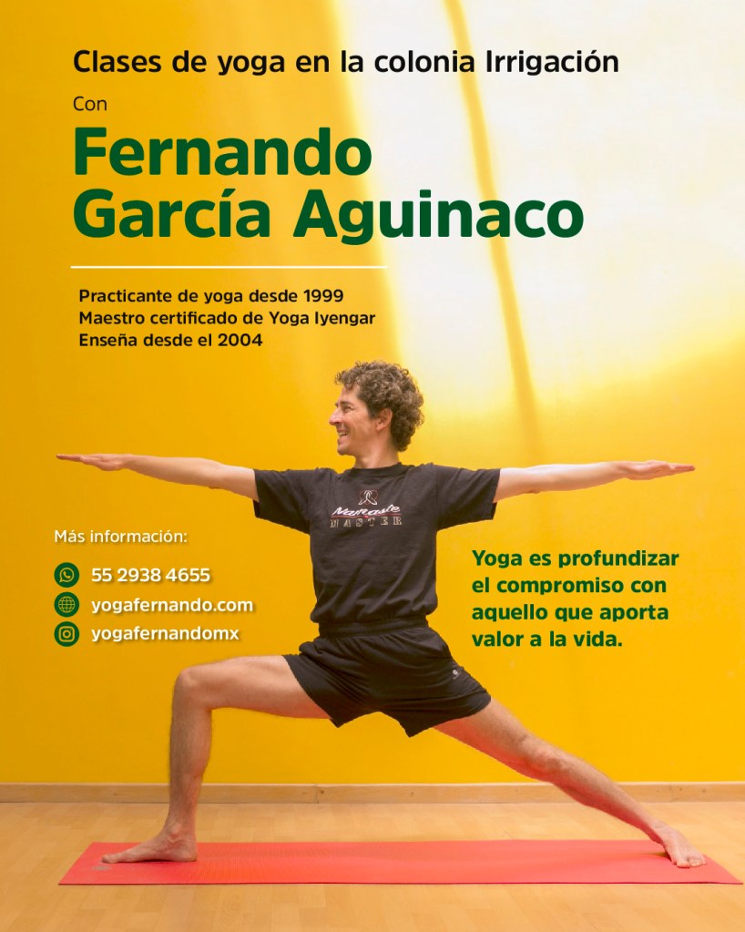 Clases de yoga en irrigación